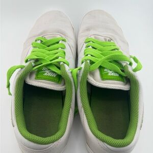 Nike SB White and Lime Green Casual Shoes